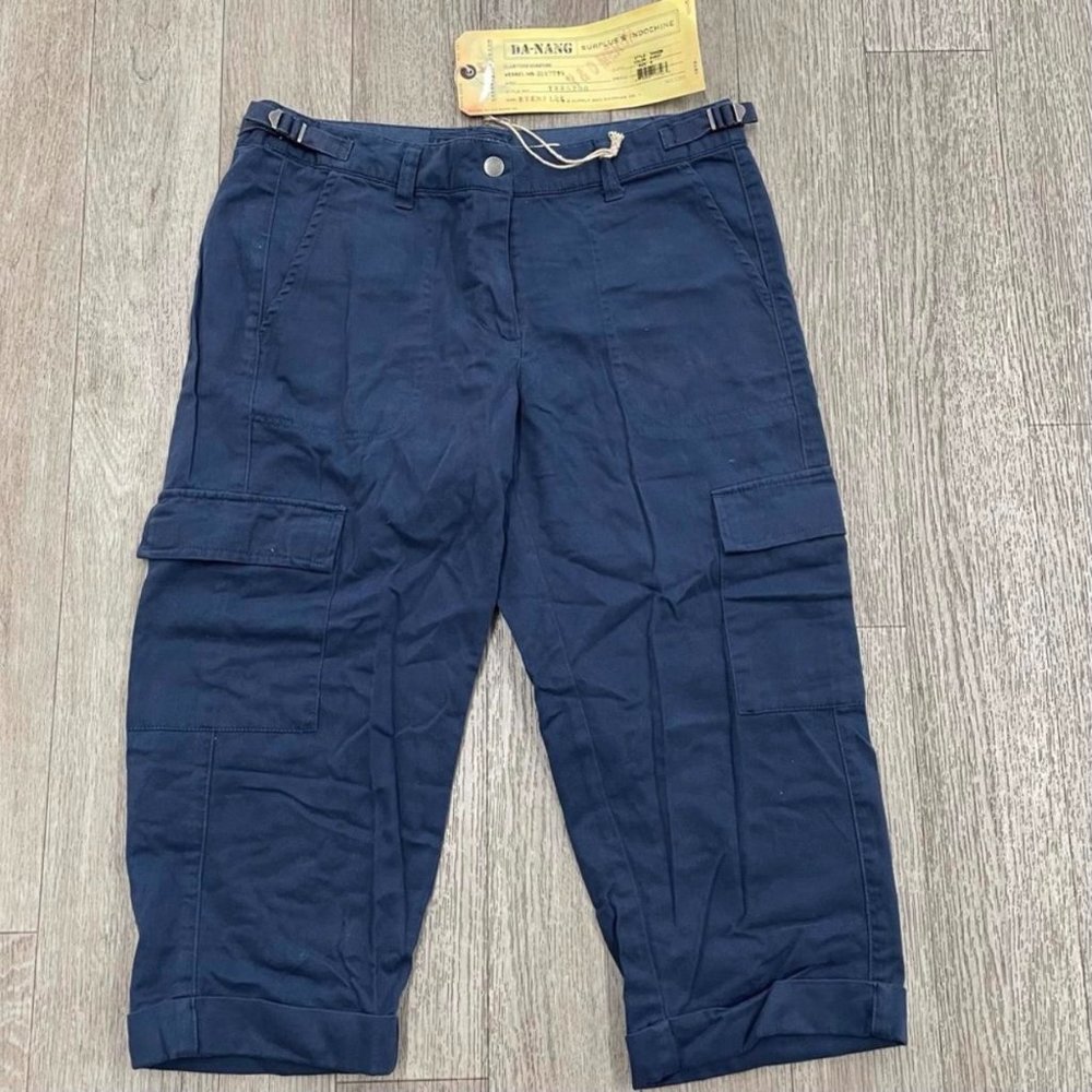 Vintage DaNang cotton cargo Capri pants S